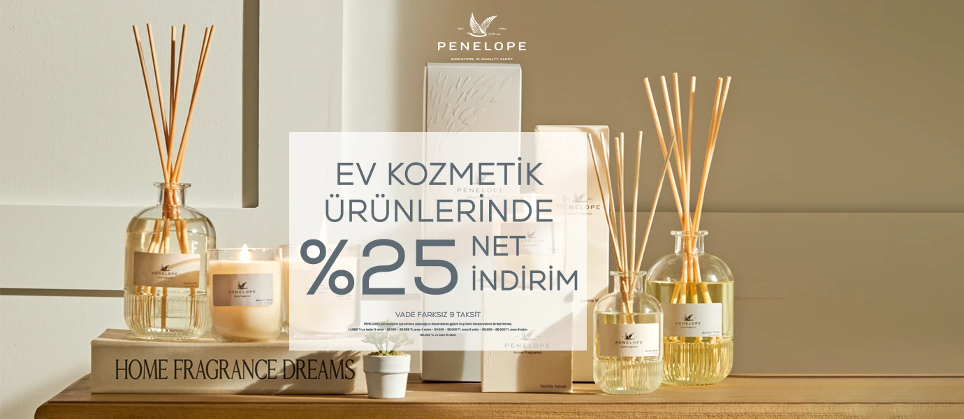 Ev Kozmetik Ürünlerinde %25 Net İndirim