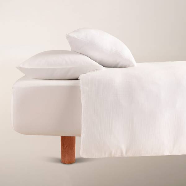 %100 Lyocell-Tencel™ Nevresim Seti 200x220 cm Beyaz - Alen Serisi - 