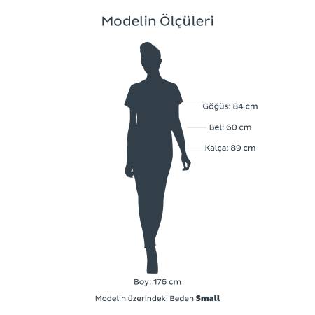Kadın Kısa Kollu Tişört XL Gül Kurusu - Baily Koleksiyonu - 4