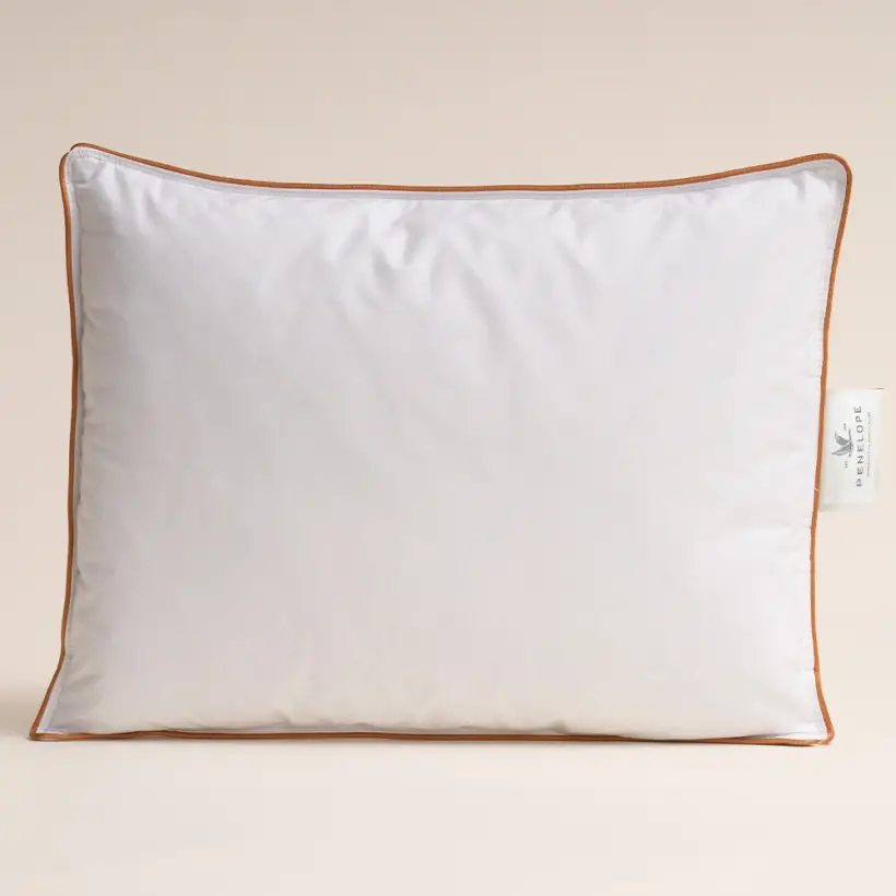 %100 Kaz Tüyü Dolgulu Bebek Yastık 35x45 cm- Bronze Serisi - 