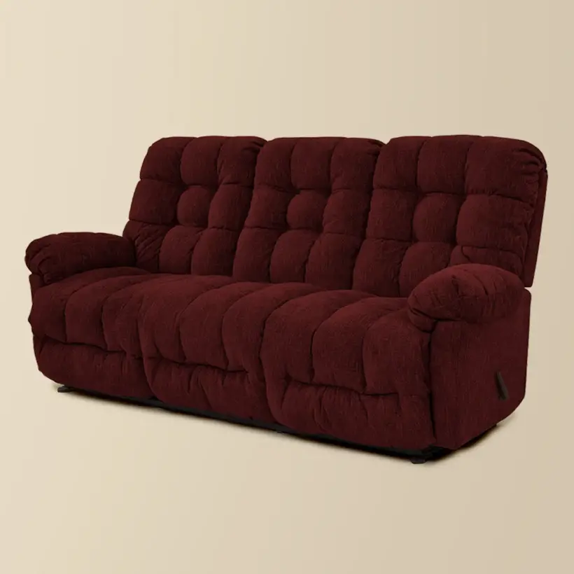 Brosmer 3'lü Kanepe ve TV Koltuğu Bordo - Best Home Furnishings - PENELOPE