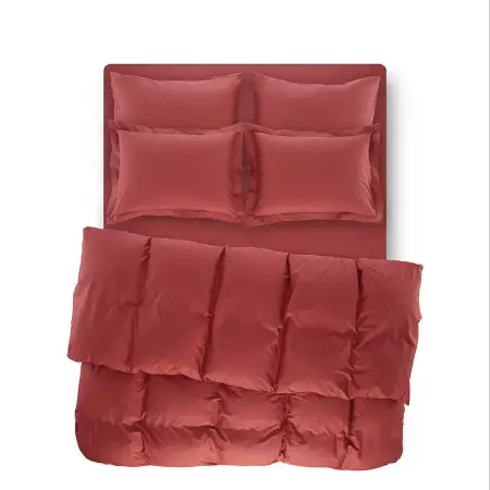 Catrine Percale Easy Care 260X24 Nevresim Seti Mercan - 1