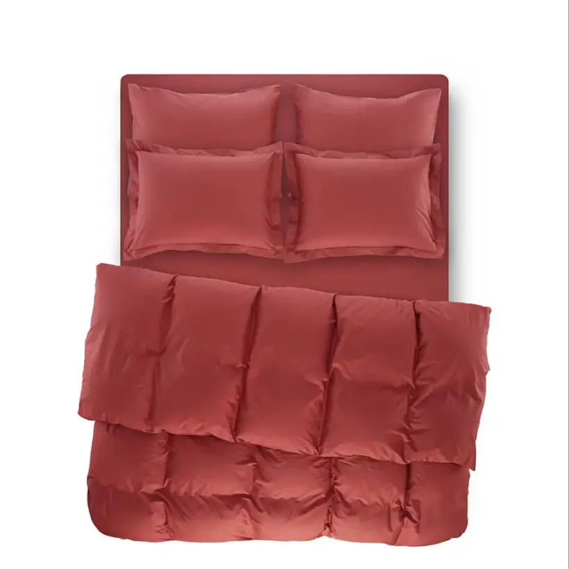 Catrine Percale Easy Care 260X24 Nevresim Seti Mercan - 