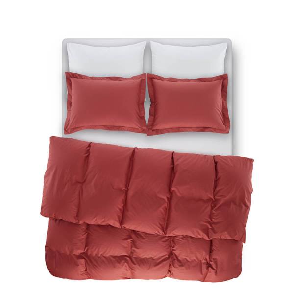 Catrine Percale Easy Care Nevresim Seti Mercan 200x220