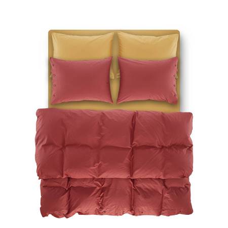 Catrine Percale Easy Care Nevresim Seti Mercan 200x220 - Thumbnail
