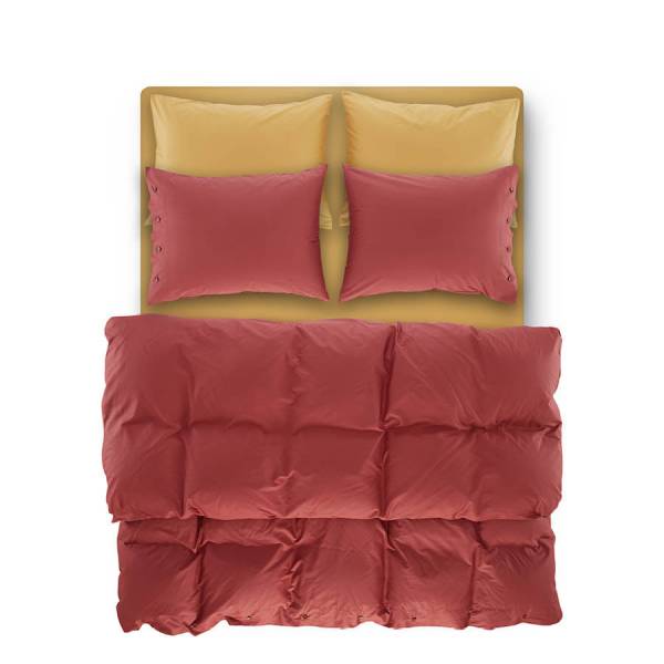 Catrine Percale Easy Care Nevresim Seti Mercan 200x220