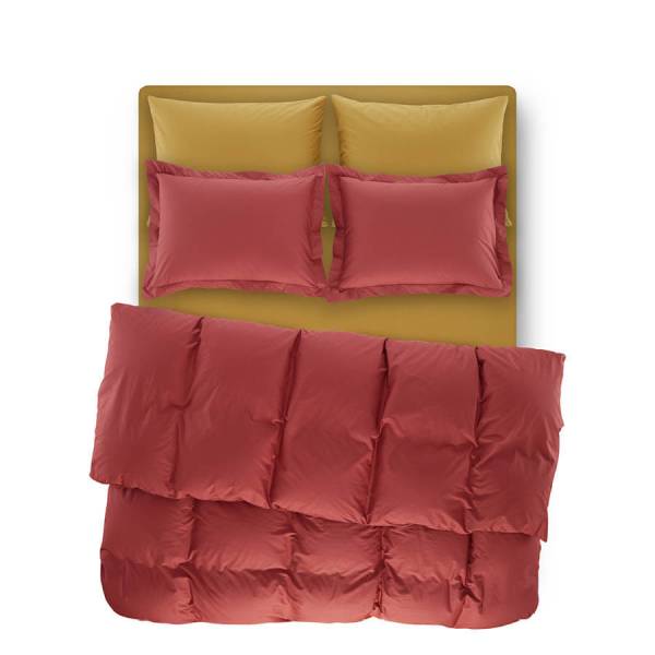 Catrine Percale Easy Care Nevresim Seti Mercan 200x220