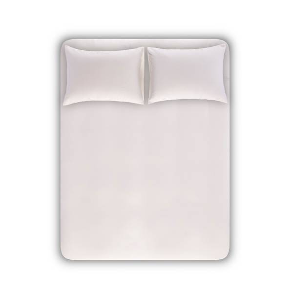 %100 TENCEL™ Lastikli Çarşaf Seti 160x200 cm Beyaz - Celine Serisi - 