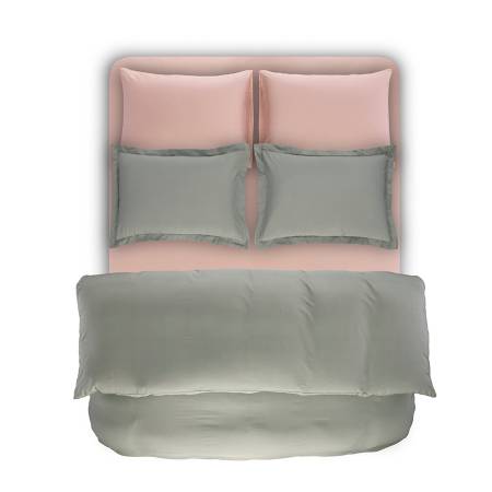 %100 TENCEL™ Lastikli Çarşaf Seti 160x200 cm Pudra - Celine Serisi - 5