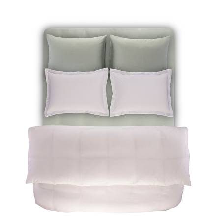 %100 TENCEL™ Lastikli Çarşaf Seti 100x200 cm Su Yeşili - Celine Serisi - 4