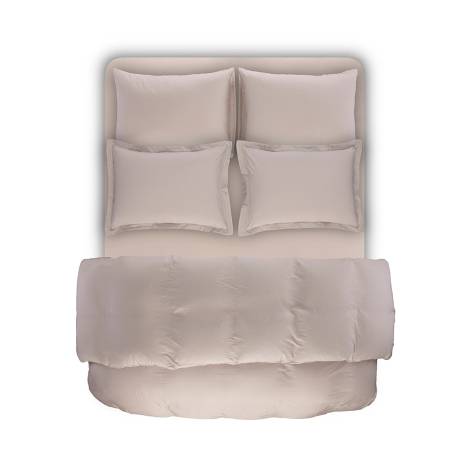 %100 TENCEL™ Lastikli Çarşaf Seti 200x200 cm Taş Rengi - Celine Serisi - 6