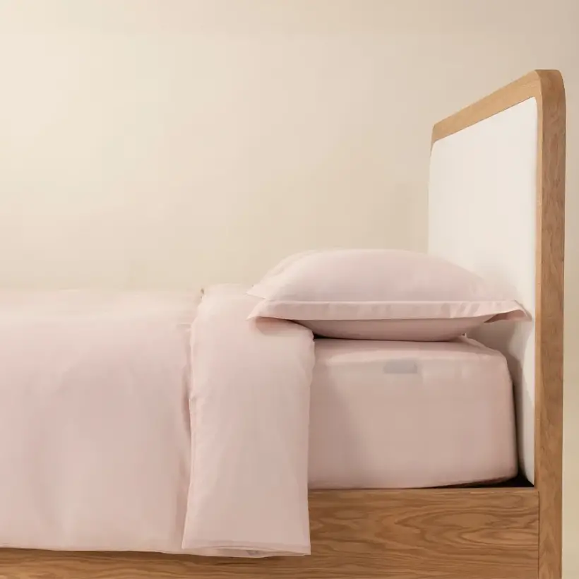 %100 TENCEL™ Nevresim Seti 260x240 cm Pudra - Celine Serisi - 
