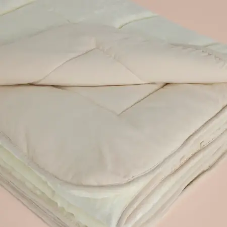 Çift Kişilik Çift Taraflı Welsoft Yorgan Krem 195x215 cm - Velour Serisi - 4