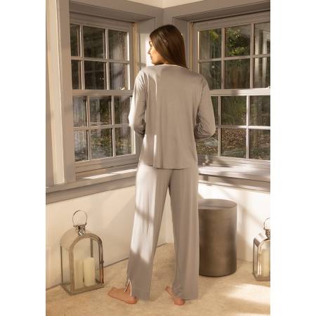 Gaia Pijama Takımı Gri S - Thumbnail
