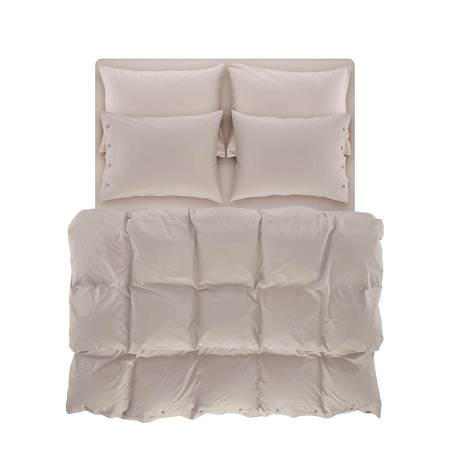 Laura Percale Easy Care Fitted Sheet Set Beige 100X200+35 - Thumbnail