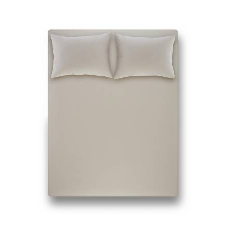Laura Percale Easy Care Lastikli Çarşaf Seti Açık Gri 180X200+35 - 