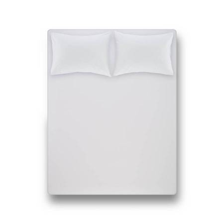 Laura Percale Easy Care Lastikli Çarşaf Seti Beyaz 200X200+35 - 