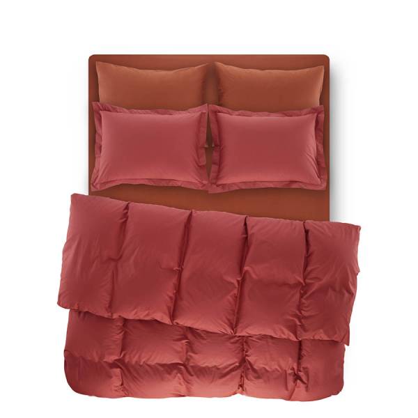 Laura Percale Easy Care Lastikli Çarşaf Seti Kiremit 100X200+35