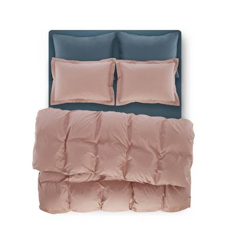 Laura Percale Easy Care Rubber Sheet Set Petrol 100X200+35 - Thumbnail