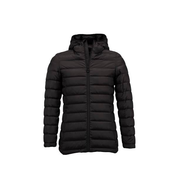 %100 Kaz Tüyü Mont Siyah XXL - Lulu Koleksiyonu - 