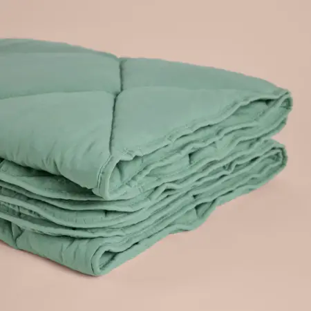 Microfiber Kumaş Çift Kişilik Yeşil Yastık Yorgan Seti - Colors in Comfort - 4