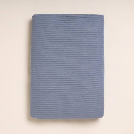 %100 Viskon Tek Kişilik Pike 160x220 cm Denim - Mila Serisi - 2