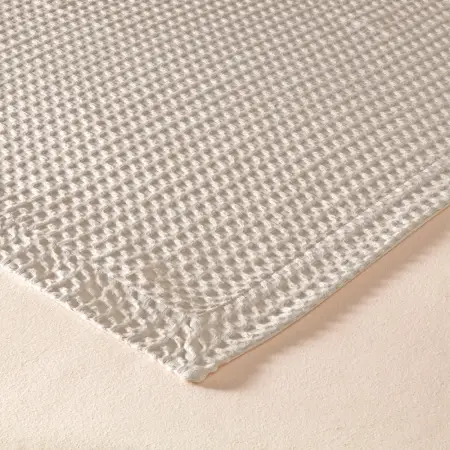 %100 Pamuk Çift Kişilik Pike 220x240 cm Taş - Lia Serisi - 3
