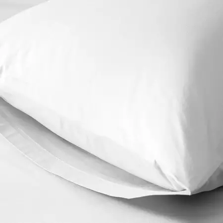 %100 Pamuk Percale Lastikli Çarşaf Seti 100x200 cm Beyaz - Pure Serisi - 3