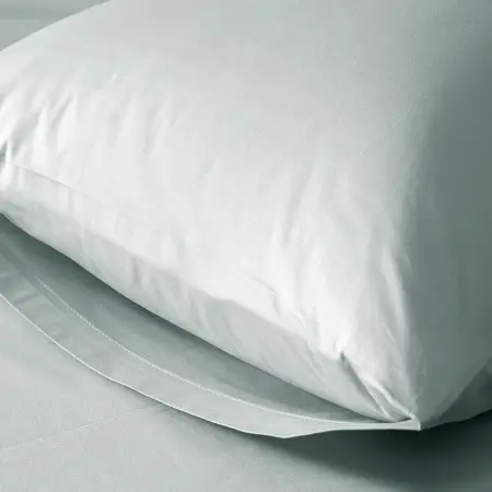 %100 Pamuk Percale Lastikli Çarşaf Seti 100x200 cm Mavi - Pure Serisi - 3