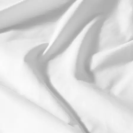 %100 Pamuk Percale Lastikli Çarşaf Seti 120x200 cm Beyaz - Pure Serisi - 4