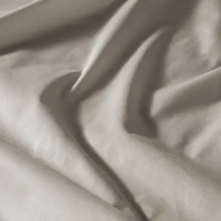 %100 Pamuk Percale Lastikli Çarşaf Seti 120x200 cm Taş Rengi - Pure Serisi - 4