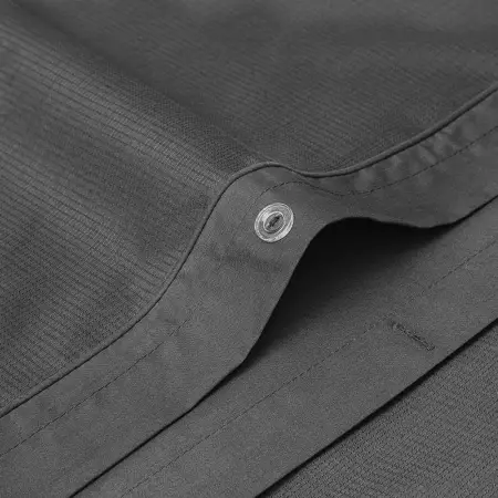 %100 Pamuk Percale Nevresim Seti 200x220 cm Antrasit - Pure Serisi - 5