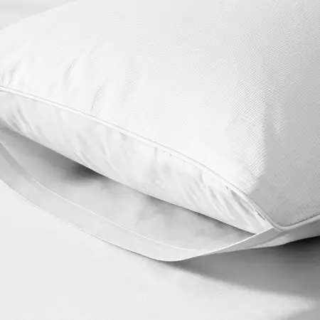 %100 Pamuk Percale Nevresim Seti 200x220 cm Beyaz - Pure Serisi - 4