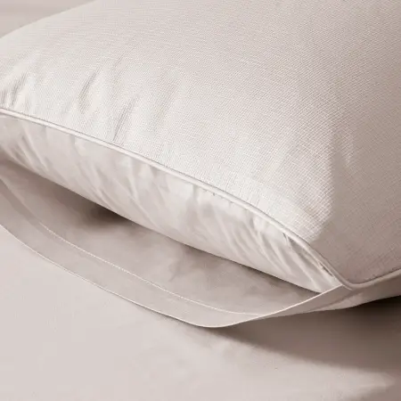 %100 Pamuk Percale Nevresim Seti 200x220 cm Gri - Pure Serisi - 4