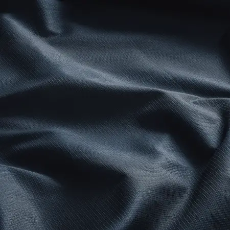 %100 Pamuk Percale Nevresim Seti 200x220 cm Lacivert - Pure Serisi - 6