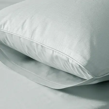 %100 Pamuk Percale Nevresim Seti 200x220 cm Mavi - Pure Serisi - 4
