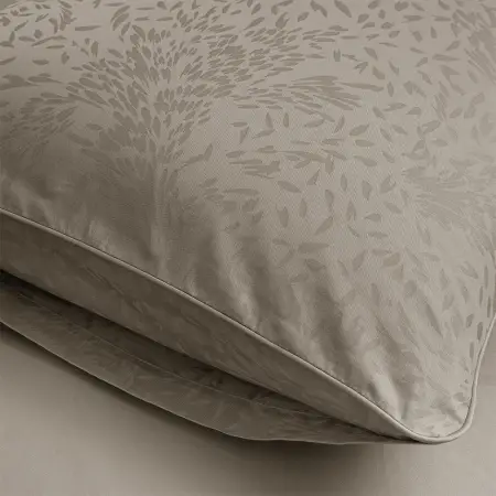 %100 Pamuk Saten Nevresim Seti 240x220 cm Taş - Plume Serisi - 3