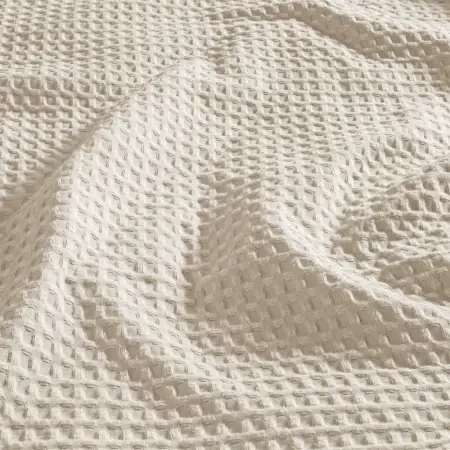 %100 Pamuk Tek Kişilik Pike 160x220 cm Taş - Lia Serisi - 