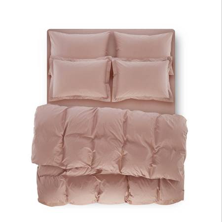 PENELOPE BEDROOM - Penelope Bedroom Catrine Percale Easy Care Duvet Cover Set Dried Rose 240x260