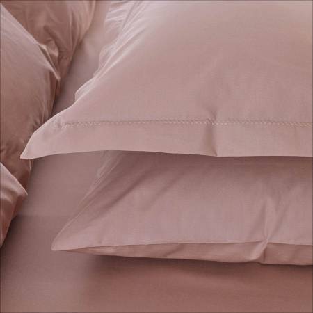 Penelope Bedroom Catrine Percale Easy Care Duvet Cover Set Dried Rose 240x260 - Thumbnail