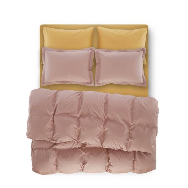Penelope Bedroom Catrine Percale Easy Care Duvet Cover Set Dried Rose 240x260