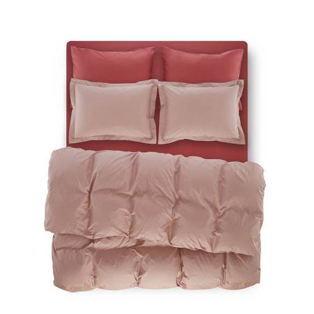 Penelope Bedroom Catrine Percale Easy Care Duvet Cover Set Dried Rose 240x260 - Thumbnail