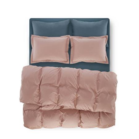 Penelope Bedroom Catrine Percale Easy Care Duvet Cover Set Dried Rose 240x260 - Thumbnail