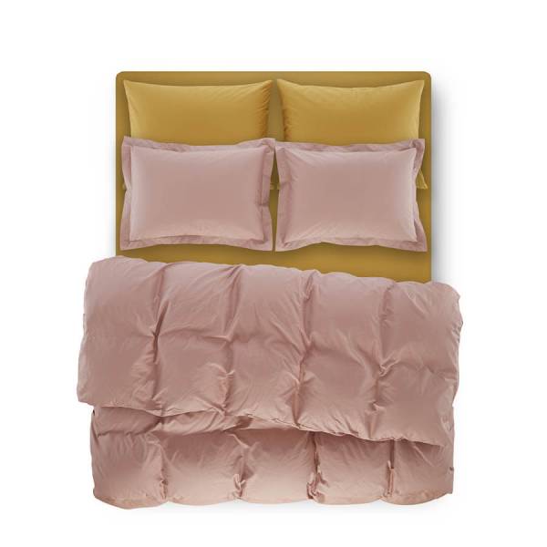 Penelope Bedroom Catrine Percale Easy Care Duvet Cover Set Dried Rose 240x260