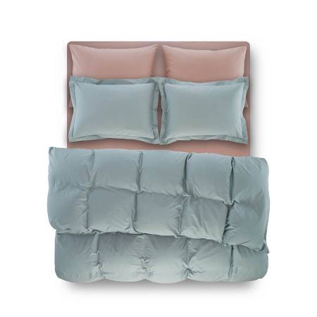 Penelope Bedroom Catrine Percale Easy Care Duvet Cover Set Green 240x260 - Thumbnail