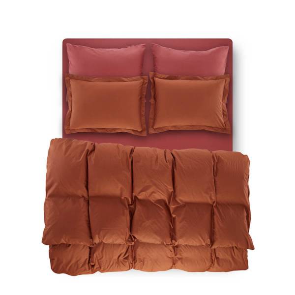 Penelope Bedroom Catrine Percale Easy Care Duvet Cover Set Tile 240x260