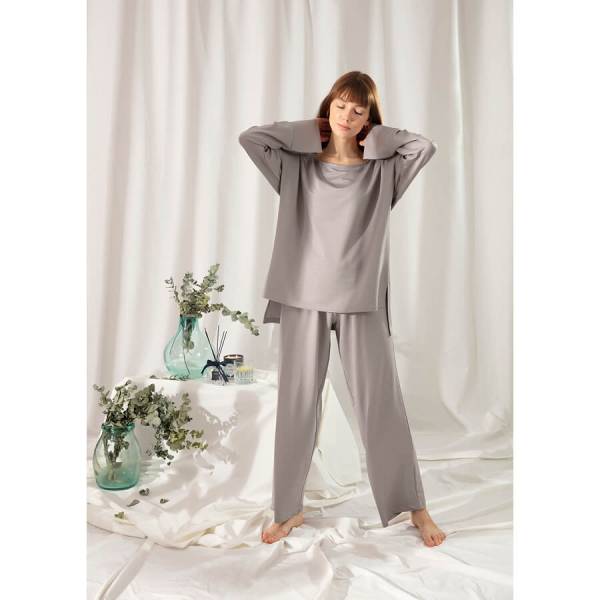 Penelope Bedroom Marche Loungwear Suit Gray L