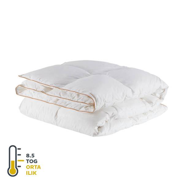 Penelope Bronze 8.5 Tog Goose Down Duvet Single