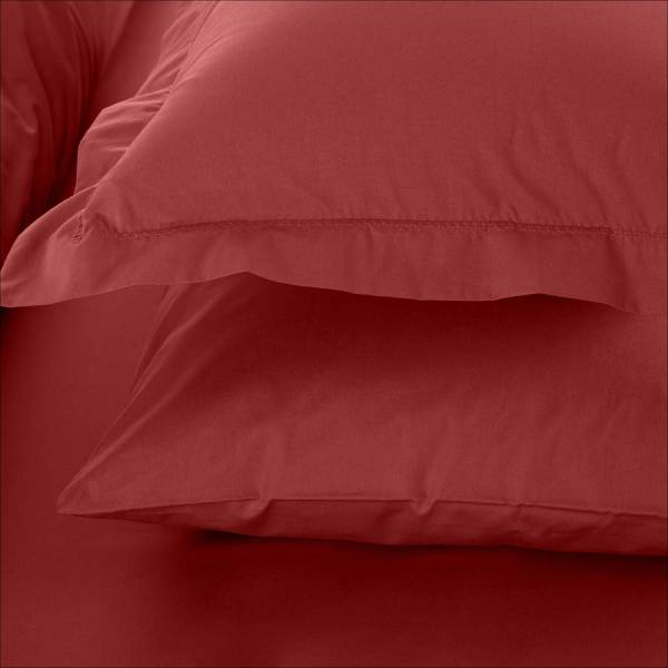 Penelope Catrine Percale Easy Care Duvet Cover Set Coral 200x220