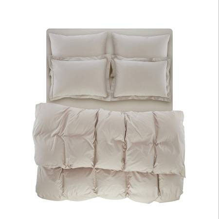 Penelope Catrine Percale Easy Care Nevresim Seti Açık Gri 160x220 - Thumbnail